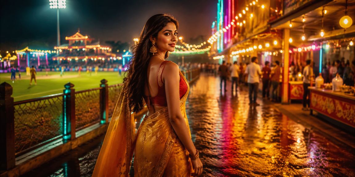 বগুড়ায় রাতের বাজারে ক্রিকেট বেটিং উপভোগের দৃশ্য